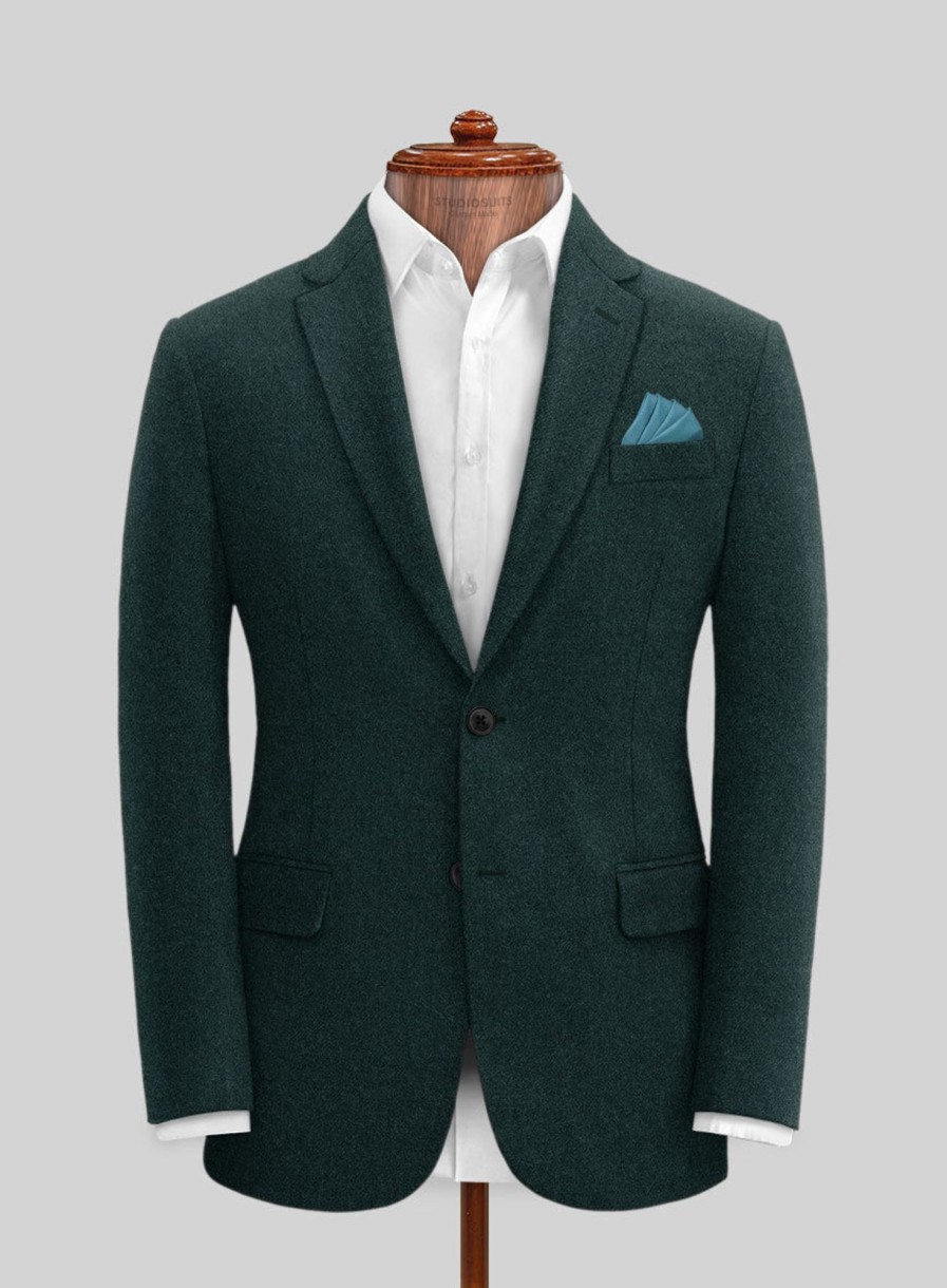 Jackets StudioSuits  | Naples Bello Green Tweed Jacket